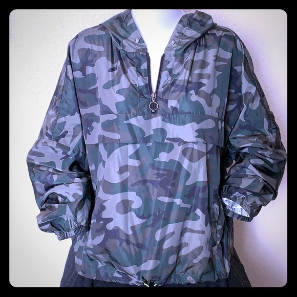 No Boundaries Jackets & Blazers - 🌸4/20$ Camo Hooded Windbreaker